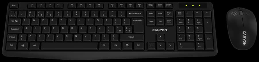 Canyon Zestaw klawiatura i mysz SET-W01