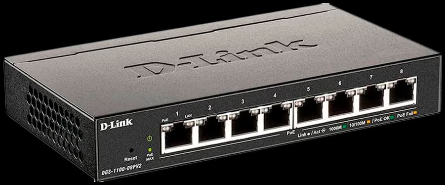 D-Link Switch PoE DGS-1100-08PV2