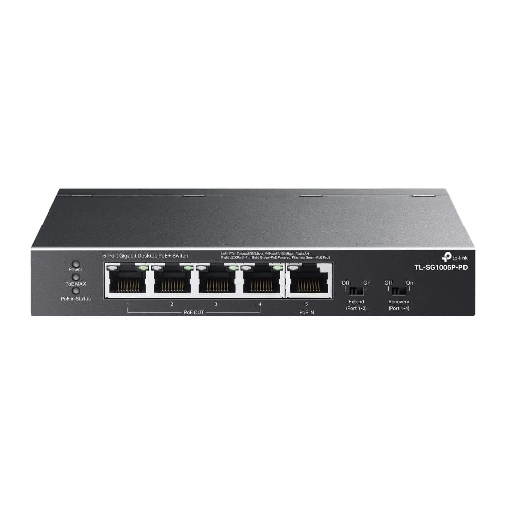 TP-Link Switch TL-SG1005P-PD, zdjęcie 1 z 6