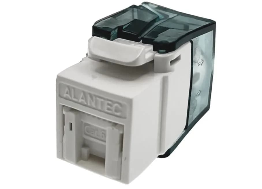 A-Lan ALANTEC Moduł keystone RJ45 beznarzędziowy UTP kat.6, zdjęcie 1 z 2