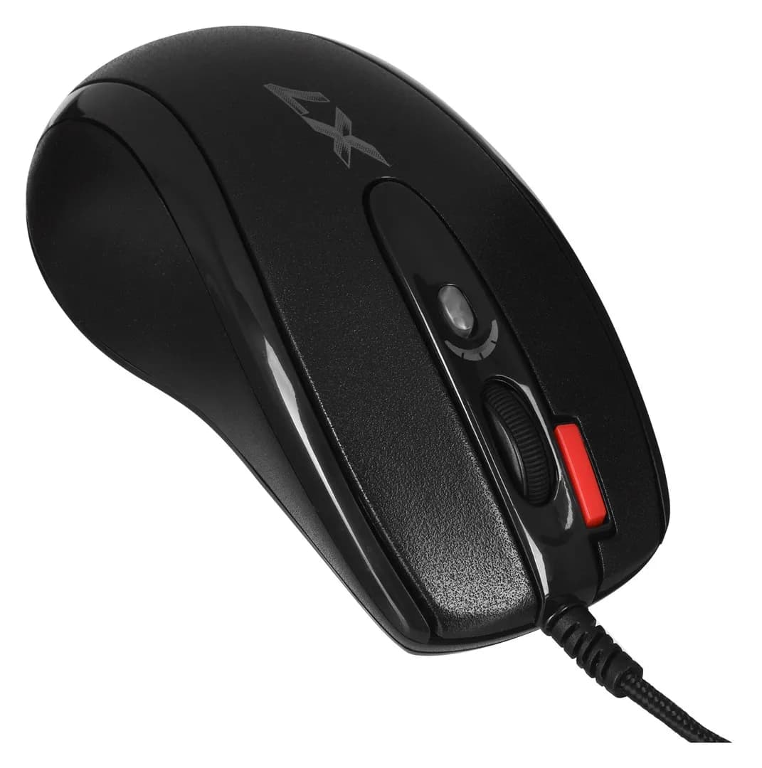 A4Tech Mysz komputerowa Opto Oscar X710 A4TMYS27923 (optyczna; 2000 DPI; kolor czarny), zdjęcie 1 z 7