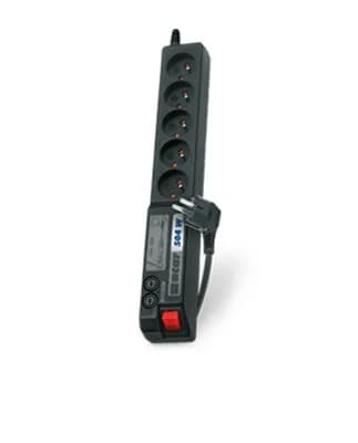 Acar Listwa przeciwprzepięciowa 504WF EMI/RFI (3m ; czarny), zdjęcie 1 z 2