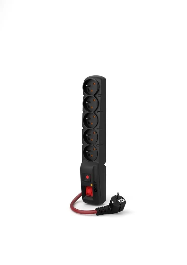 Acar Listwa zasilająca F5 Power 16A (1,5m ; czarny), zdjęcie 1 z 2