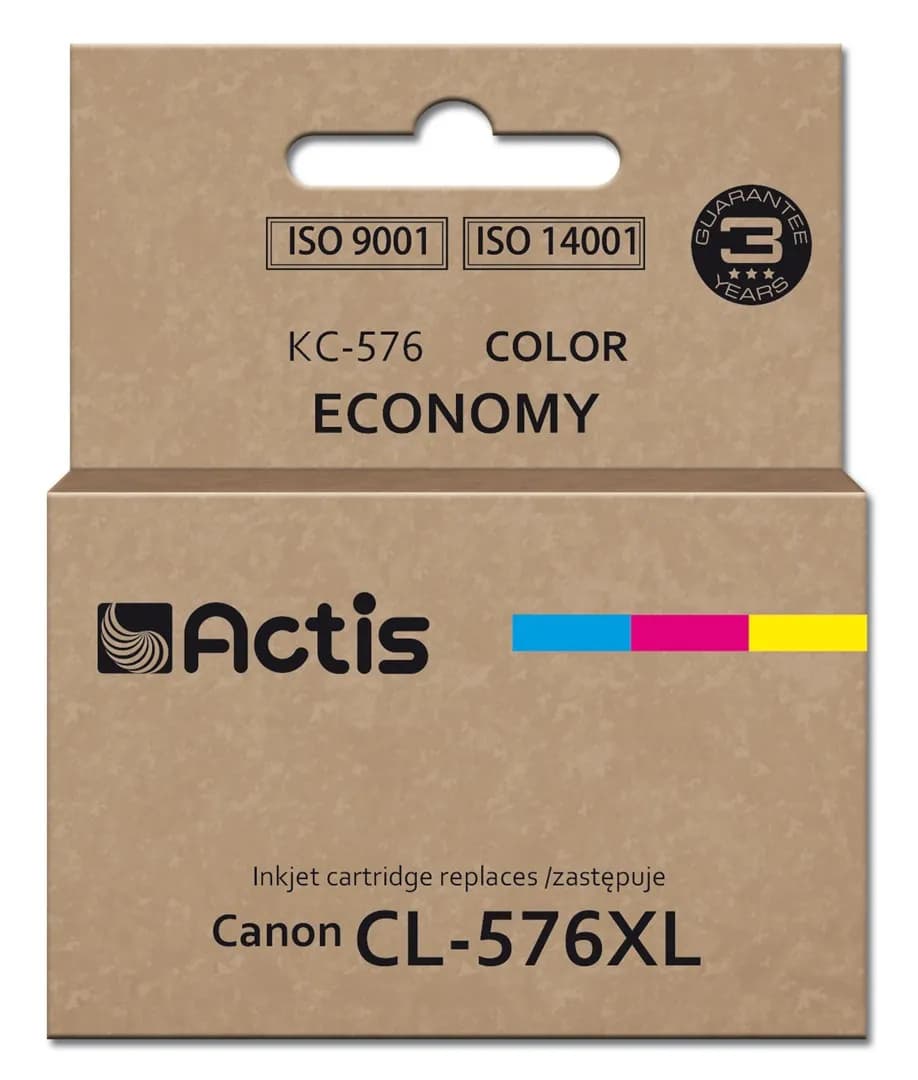 Actis KC-576 Tusz (zamiennik Canon CL-576XL; Supreme; 15 ml; kolor: niebieski, żółty, czerwony., zdjęcie 1 z 2