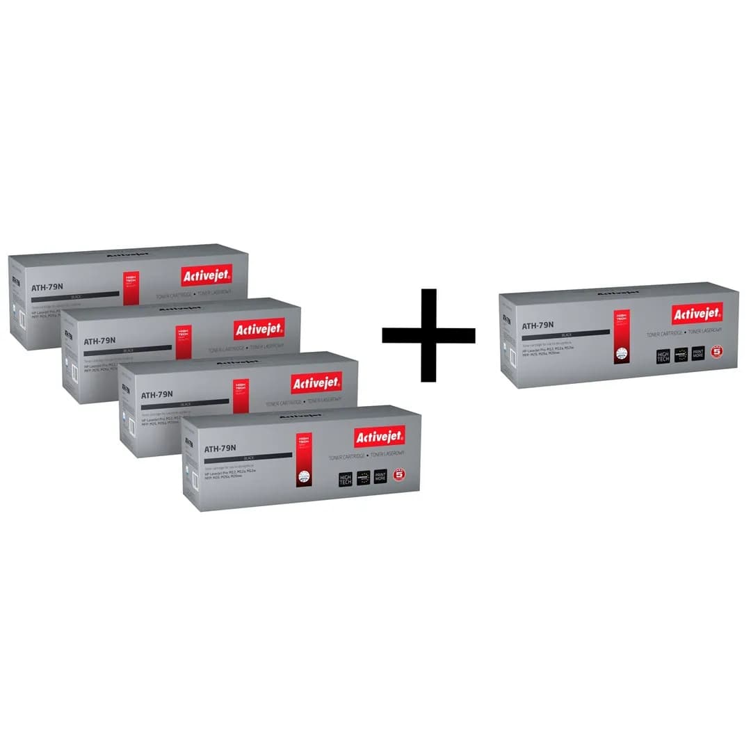 Activejet 4 x toner do HP 79A CF279A new ATH-79N + toner do HP 79A CF279A new ATH-79N za 1 zł