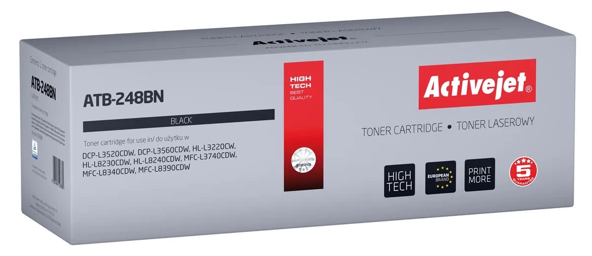 Activejet ATB-248BN Toner (zamiennik Brother TN248BK; Supreme; 1000 stron; czarny)