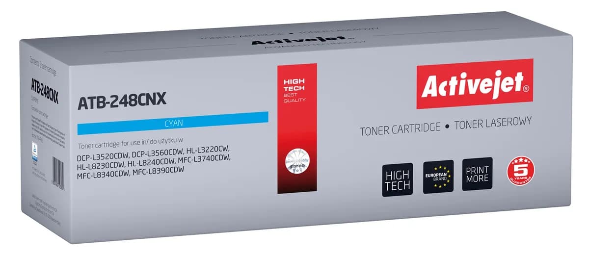 Activejet ATB-248CNX Toner (zamiennik Brother TN248XLC; Supreme; 2300 stron; niebieski)