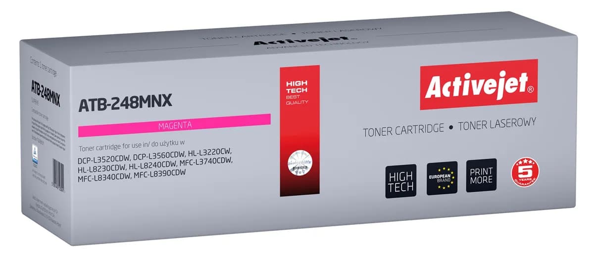 Activejet ATB-248MNX Toner (zamiennik Brother TN248XLM; Supreme; 2300 stron; czerwony)