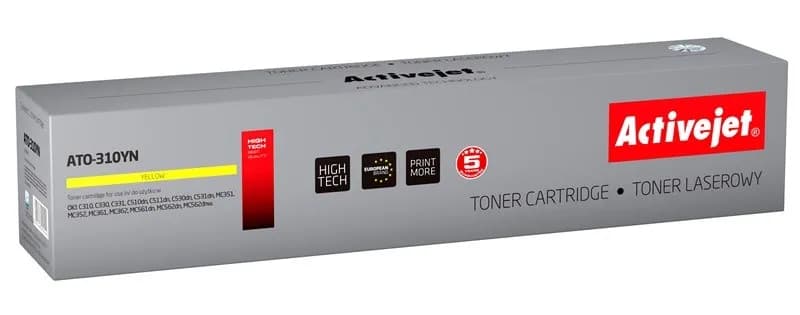 Activejet ATO-310YN Toner (zamiennik OKI 44469704; Supreme; 2000 stron; żółty)