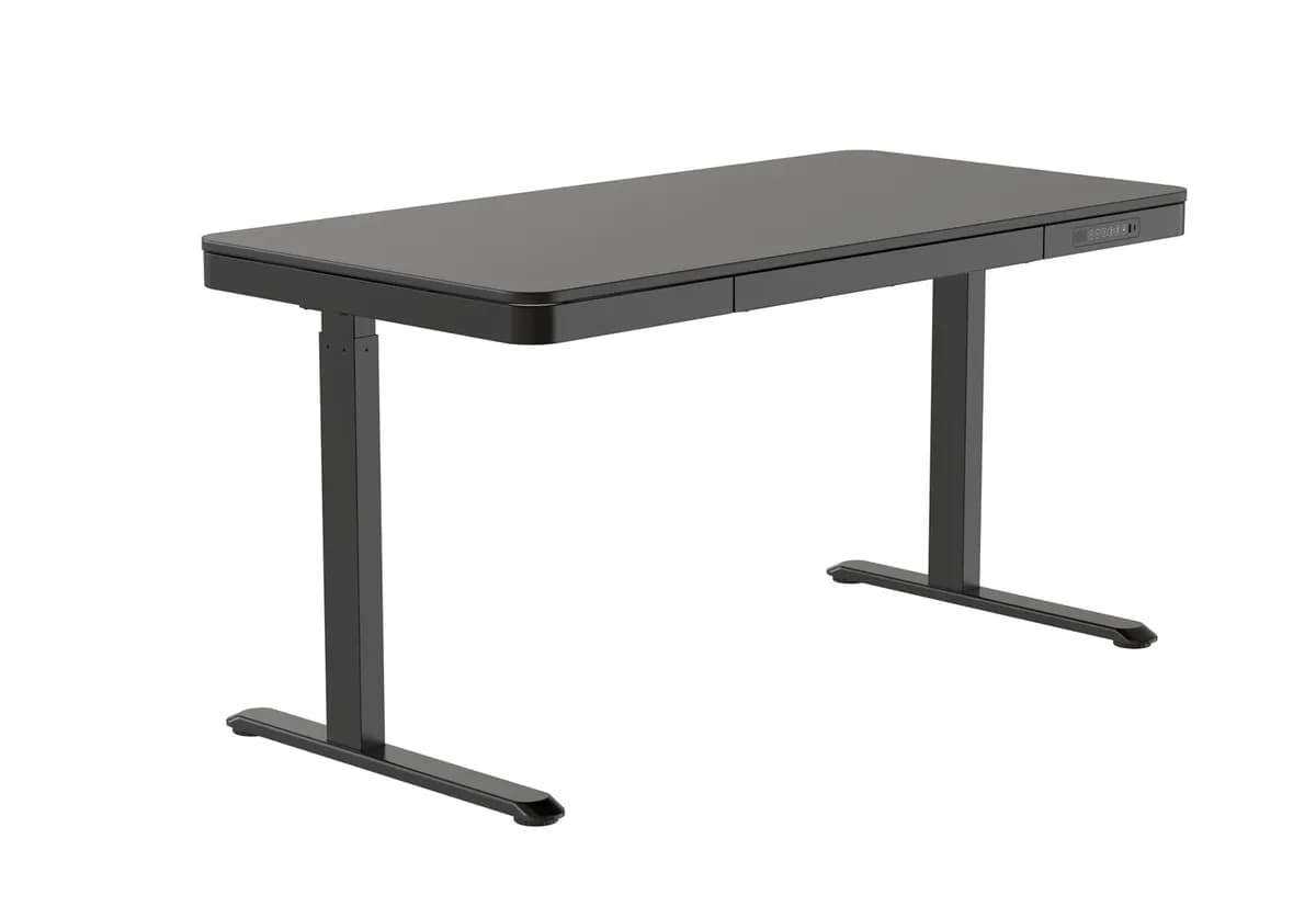 Activejet Biurko z elektryczną regulacją wysokości ET119W-C czarne. Wymiar blatu 140 x 70 cm., zdjęcie 1 z 12