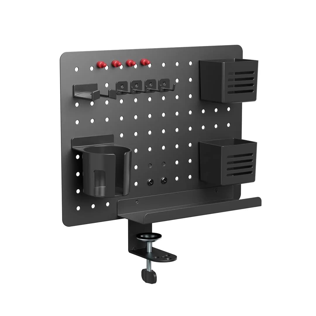 Activejet Organizer na biurko APB-002B. Obrotowa tablica perforowana. Kolor czarny matowy., zdjęcie 1 z 8