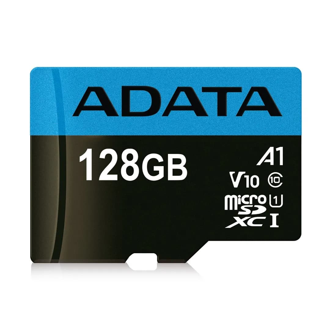 Adata Karta pamięci z adapterem Premier AUSDX128GUICL10A1-RA1 (128GB; Class 10; + adapter), zdjęcie 1 z 3