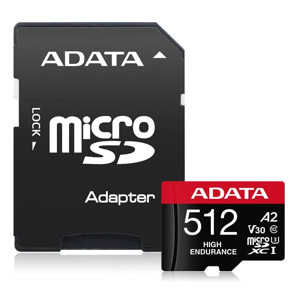 Adata MicroSDXC 512 GB Class 10 UHS-I/U3 A2 V30, zdjęcie 1 z 7