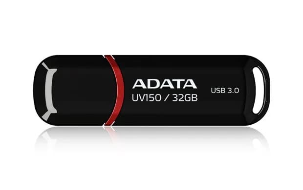 Adata Pendrive UV150 AUV150-32G-RBK (32GB; USB 3.0; kolor czarny), zdjęcie 1 z 2