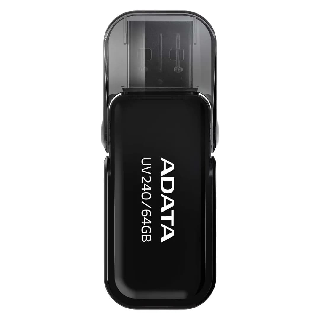 Adata Pendrive UV240 AUV240-64G-RBK (64GB; USB 2.0; kolor czarny), zdjęcie 1 z 4