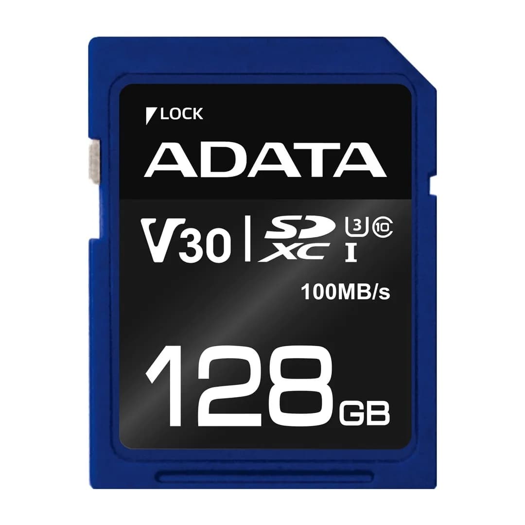 Adata Premier Pro SDXC 128 GB Class 10 UHS-I/U3 V30, zdjęcie 1 z 2