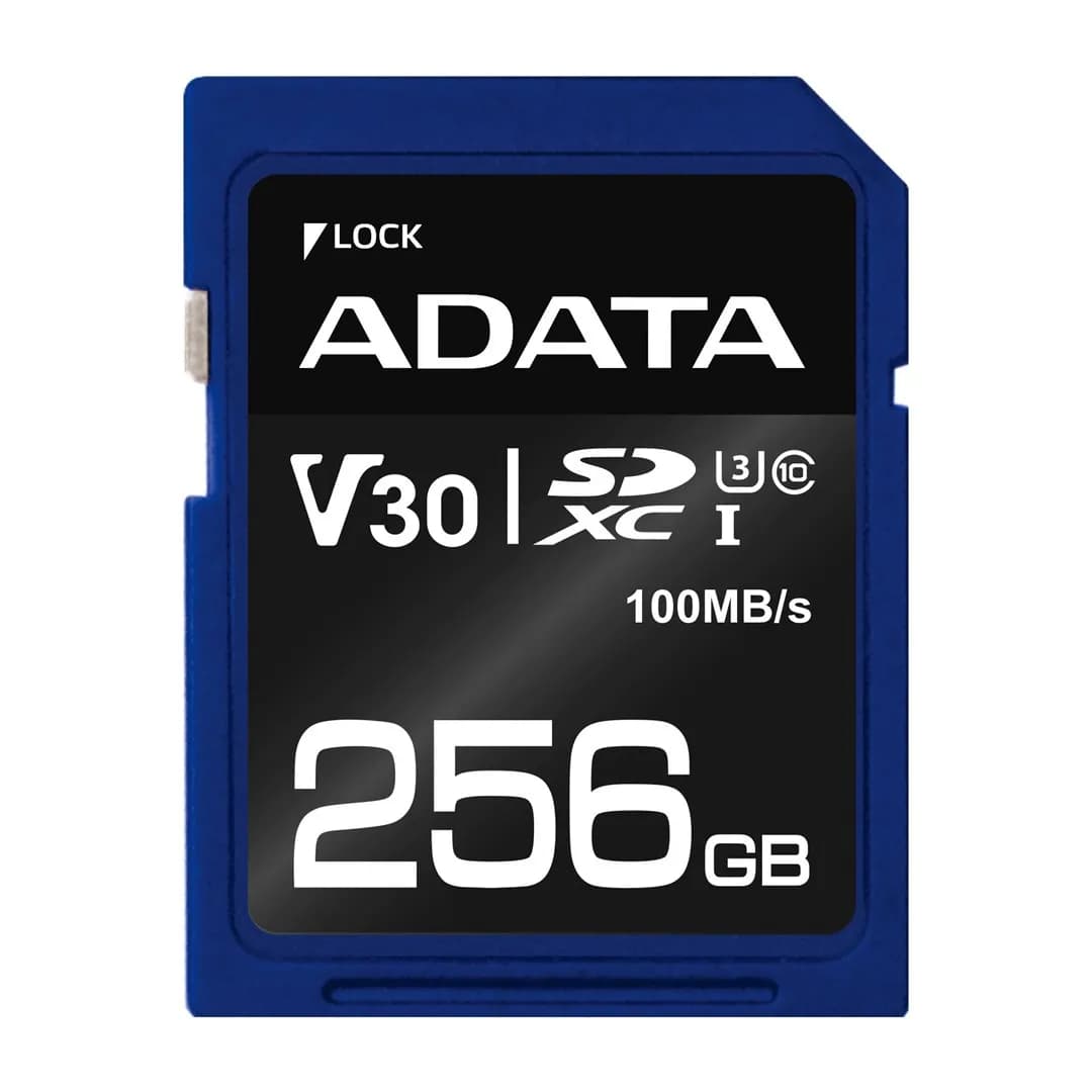 Adata Premier Pro SDXC 256 GB Class 10 UHS-I/U3 V30, zdjęcie 1 z 2