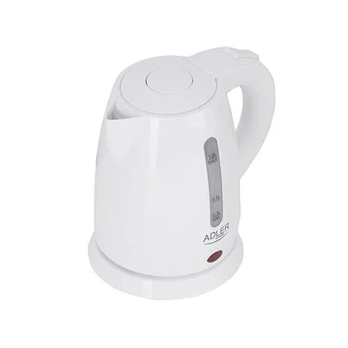 Adler Czajnik elektryczny AD 1272 (1600W 1l; kolor biały), zdjęcie 1 z 9