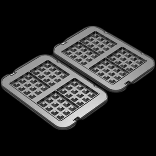 Aeno AEGWP1 Płyta do gofrów 290x234 mm do grilli EG1/EG5 Czarna, zdjęcie 1 z 4