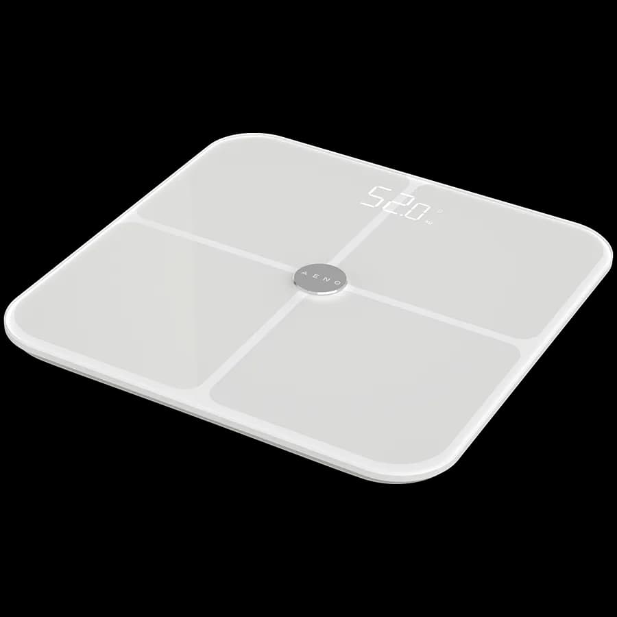 Aeno BS1S Waga łazienkowa Smart 15 wskaźników ciała do 180 kg biała, zdjęcie 1 z 4