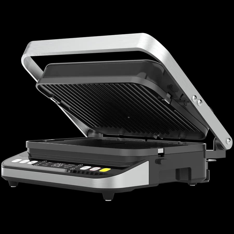 Aeno EG5 Grill elektryczny 2000W 6 programów rozmrażanie 320×220 mm czarny, zdjęcie 1 z 12