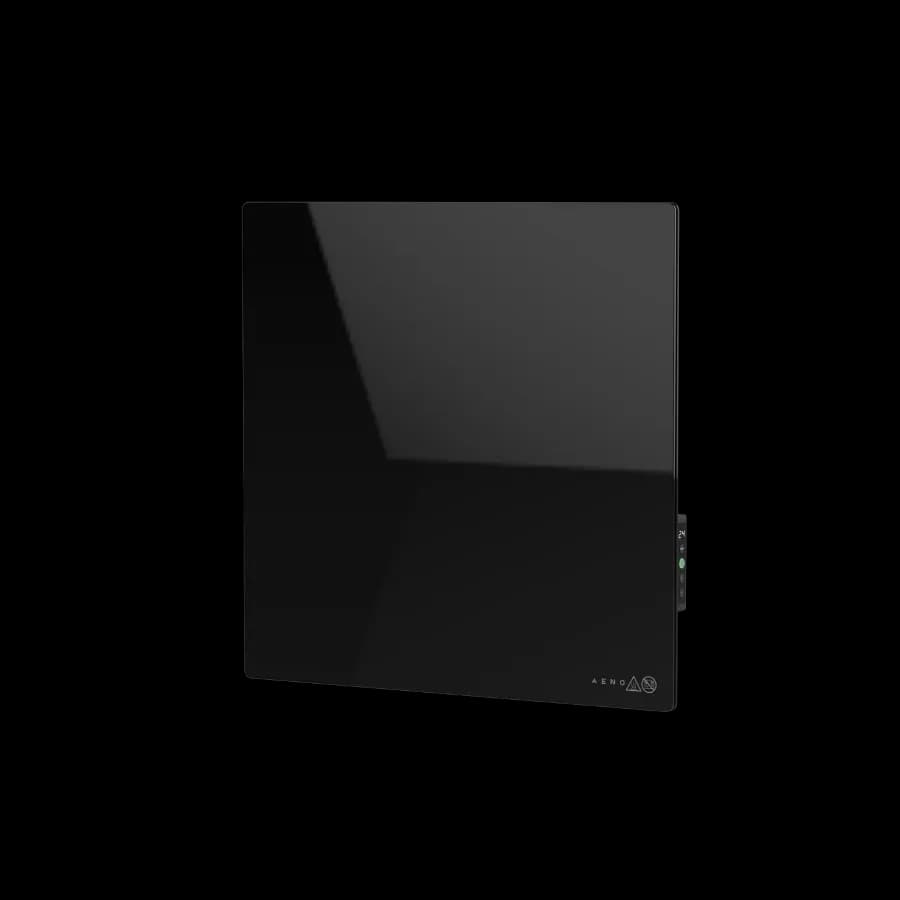 Aeno GH12S Grzejnik ścienny szklany Smart 500W app+panel LED czarny EU, zdjęcie 1 z 4