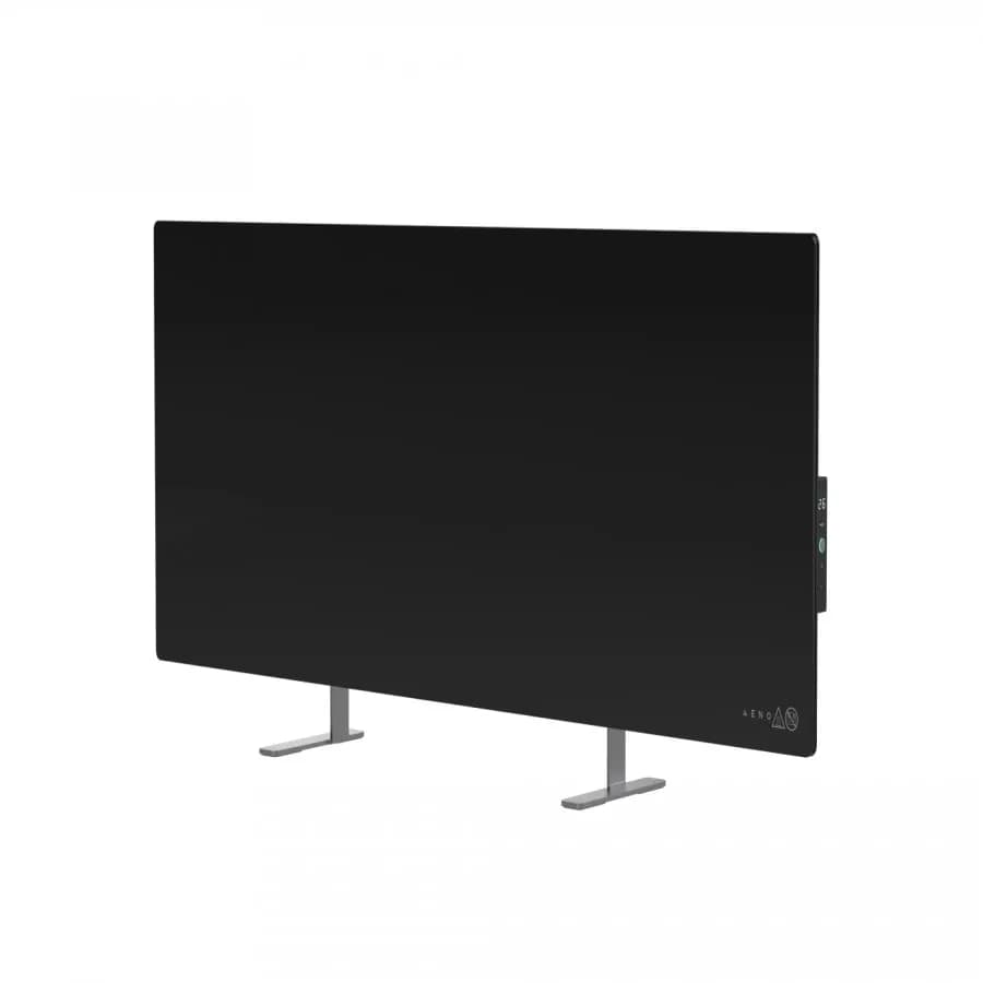Aeno GH4S Grzejnik szklany Smart 700W app+panel LED czarny wtyczka EU, zdjęcie 1 z 8