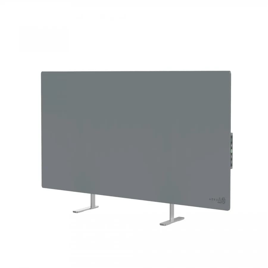 Aeno GH5S Grzejnik szklany Smart 700W app+panel LED szary wtyczka EU, zdjęcie 1 z 9