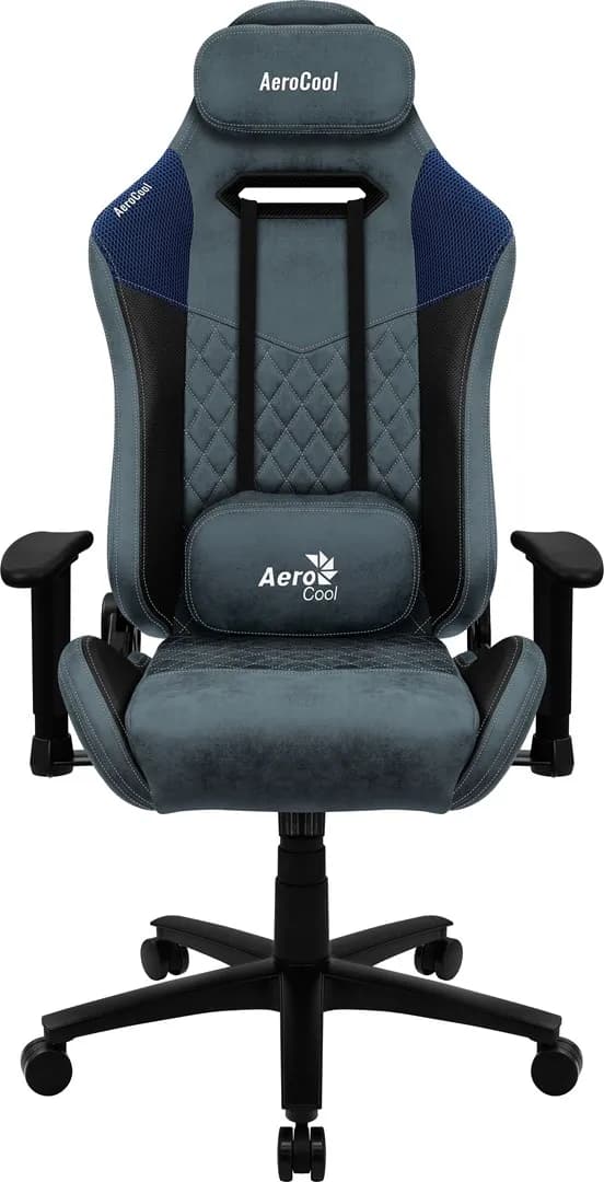 Aerocool Fotel gamingowy AC-280 DUKE AEROAC-280DUKE-BK/BL (kolor niebieski), zdjęcie 1 z 7
