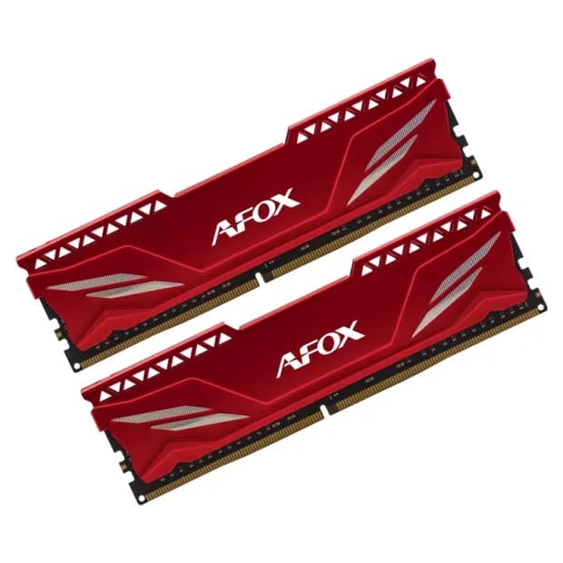 Afox GAMING DDR4 2X16GB 3200MHZ CL16 RANK1 XMP2 RED AFLD432PS1CAD, zdjęcie 1 z 2