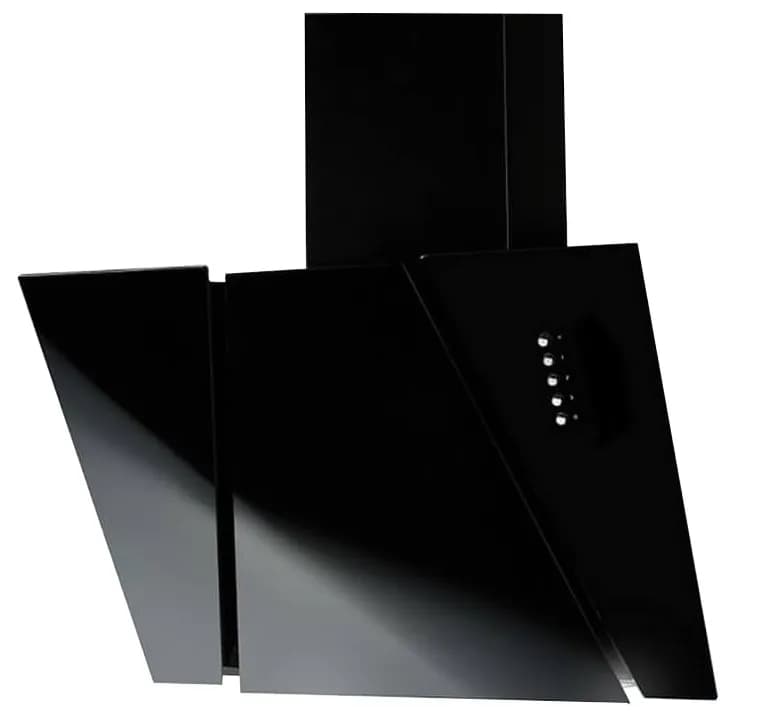 Akpo Okap kominowy WK-4 CETIAS 50 cm | czarne szkło | LED | czarny, zdjęcie 1 z 3