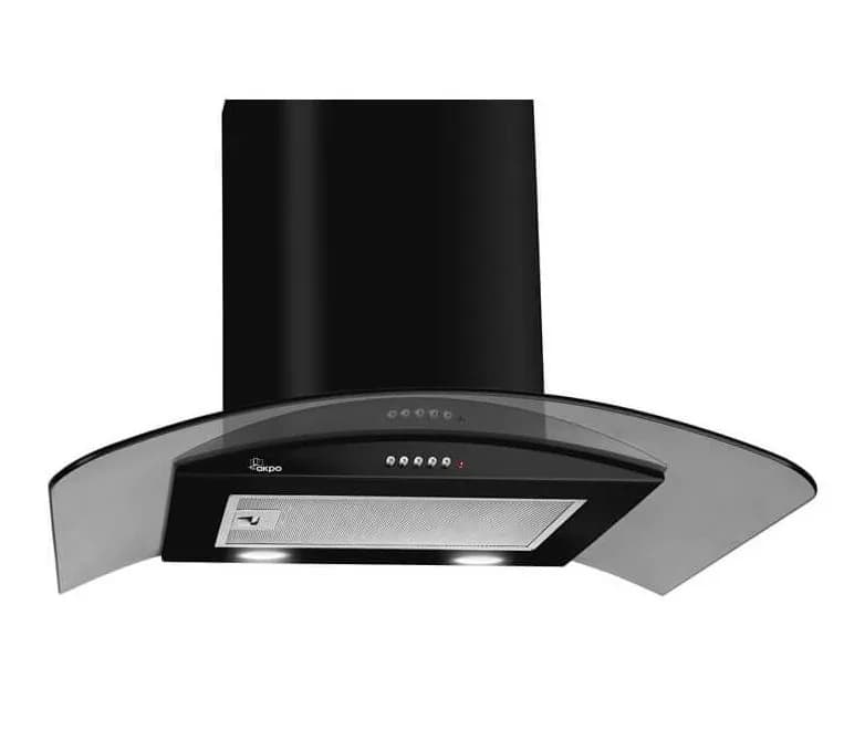 Akpo Okap kominowy WK-4 LARGO ECO 60 cm | 420 m3/h | LED | czarny, zdjęcie 1 z 2