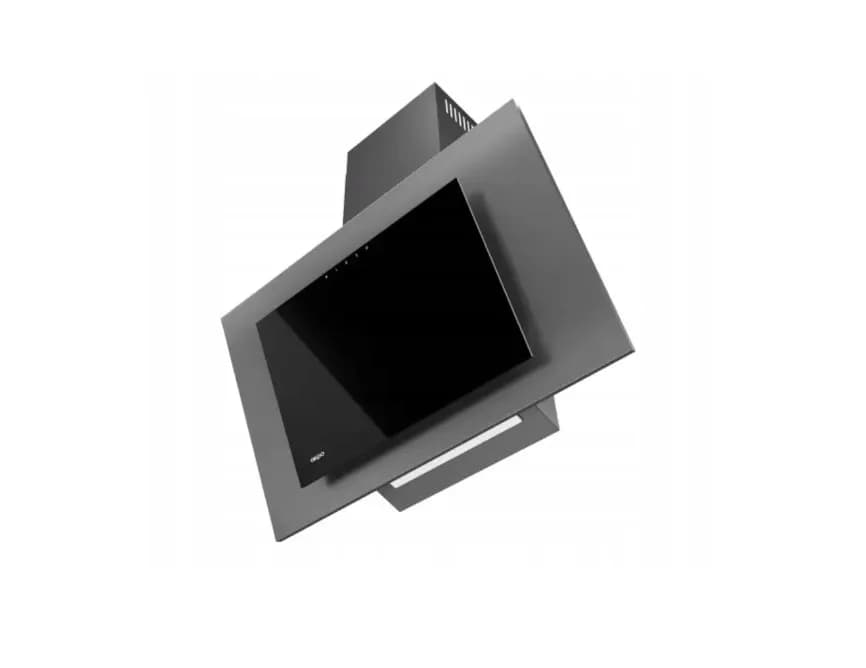 Akpo Okap kominowy WK-4 NERO 2.0 60 cm | 300 m3/h | LED liniowy | siłownik | szary, czarne, zdjęcie 1 z 4
