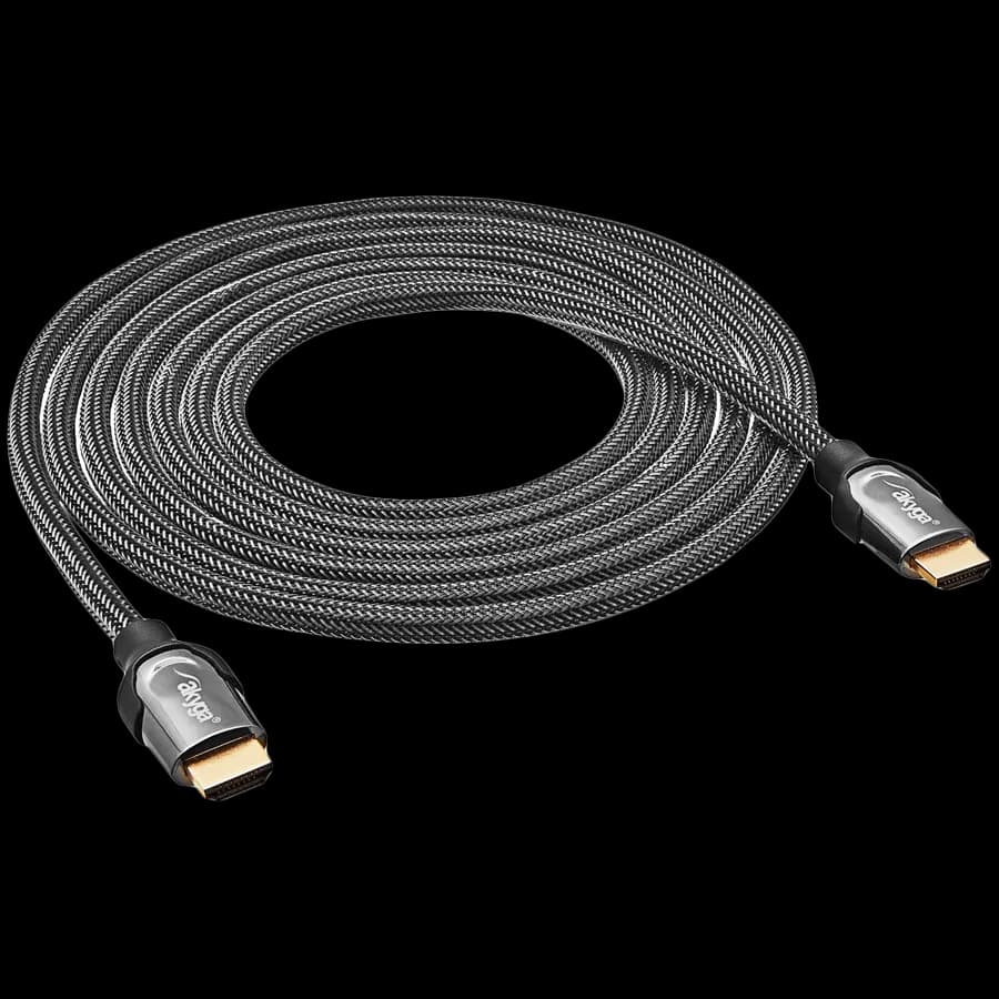 Akyga Kabel HDMI Akyga AK-HD-30S ekranowany CU 48Gb/s 8K@60Hz 4K@120Hz ver. 2.1 3m