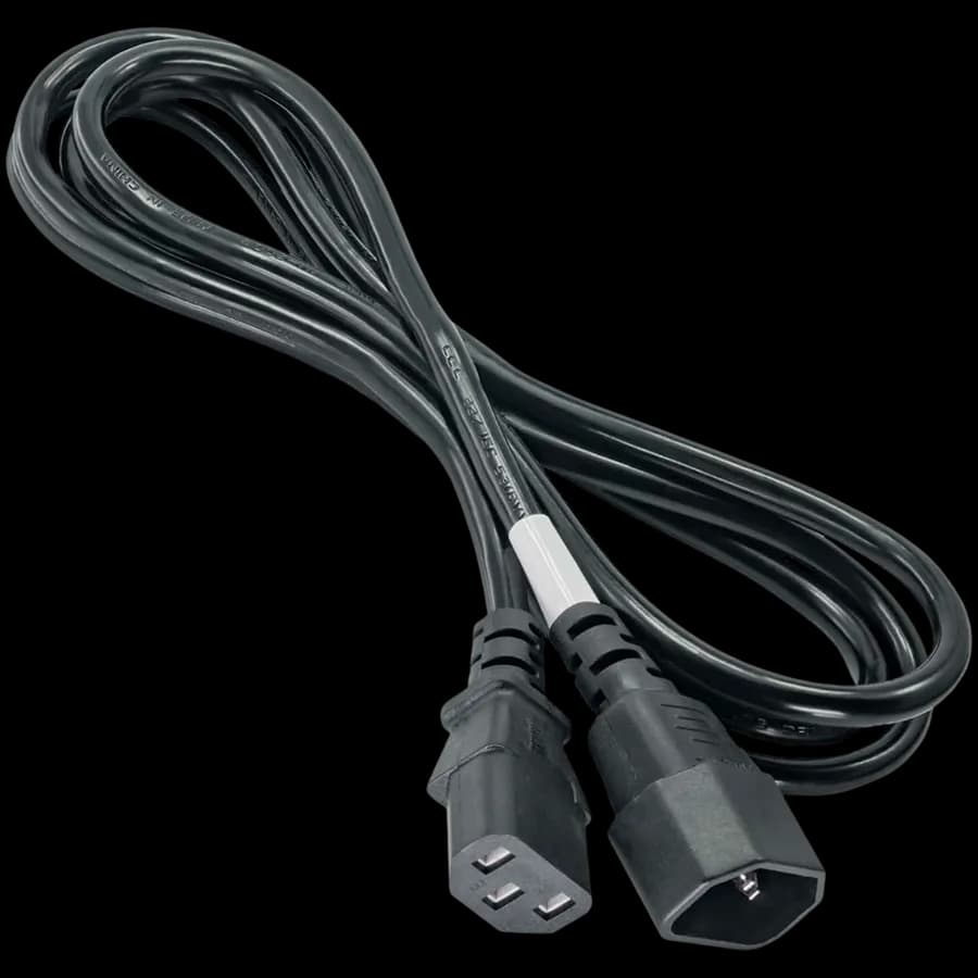 Akyga Kabel zasilający Akyga AK-PC-03A przedłużacz CCA IEC C13, C14 1.8 m, zdjęcie 1 z 3