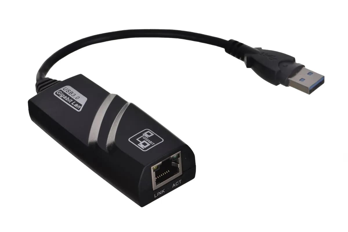 Akyga Karta sieciowa AK-AD-31 (RJ-45, USB 3.0; 1x 10/100/1000Mbps), zdjęcie 1 z 2