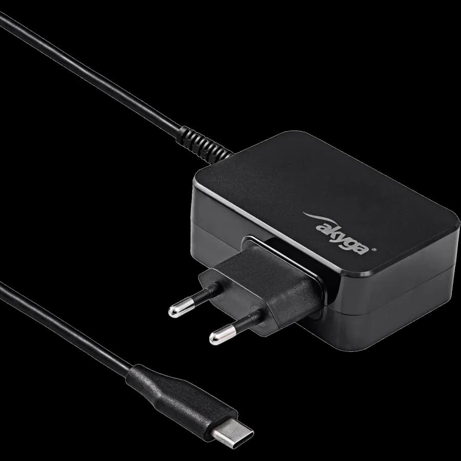 Akyga Zasilacz do notebooka Akyga AK-ND-82 5-20V, 3-4.5A 90W USB type C 1.8m GaN, zdjęcie 1 z 6