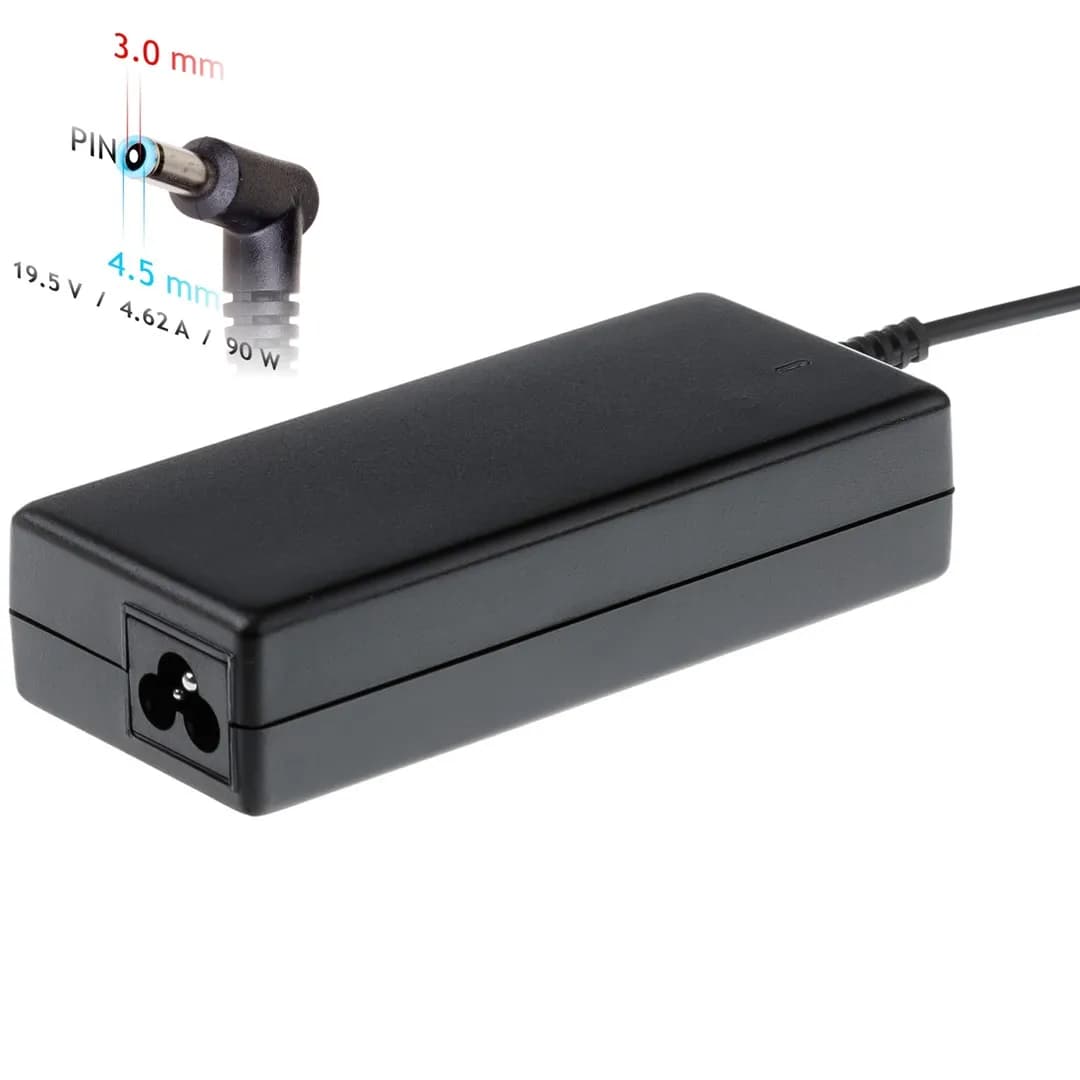 Akyga Zasilacz sieciowy AK-ND-26 do notebooka Compaq, HP (19,5 V; 4,62 A; 90W; 4.5 mm x 3 mm), zdjęcie 1 z 7