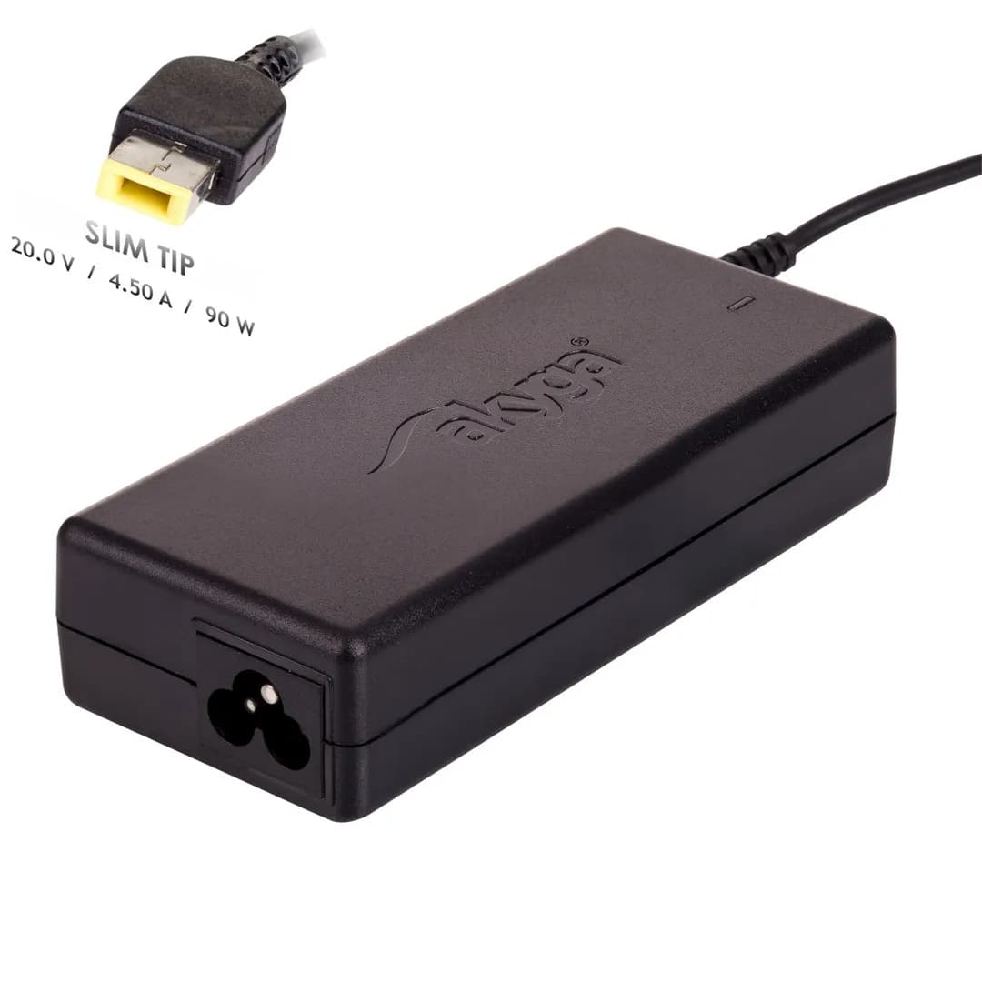 Akyga Zasilacz sieciowy Square AK-ND-29 do notebooka IBM, Lenovo (20 V; 4,5 A; 90W; Slim Tip, zdjęcie 1 z 6