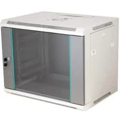 Alantec Alantec-Szafa wisząca 19" 15U 450mm drzwi szklane kolor szary