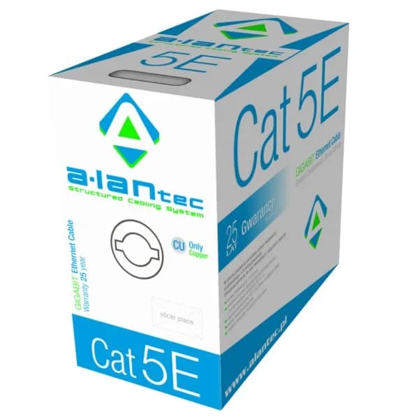 Alantec Kabel sieciowy U/UTP kat.5e PVC Eca 305m