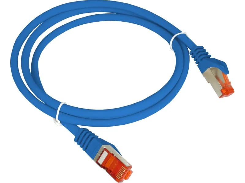 Alantec PATCH-CORD F/UTP KAT.6 PVC 0.5M NIEBIESKI, zdjęcie 1 z 4