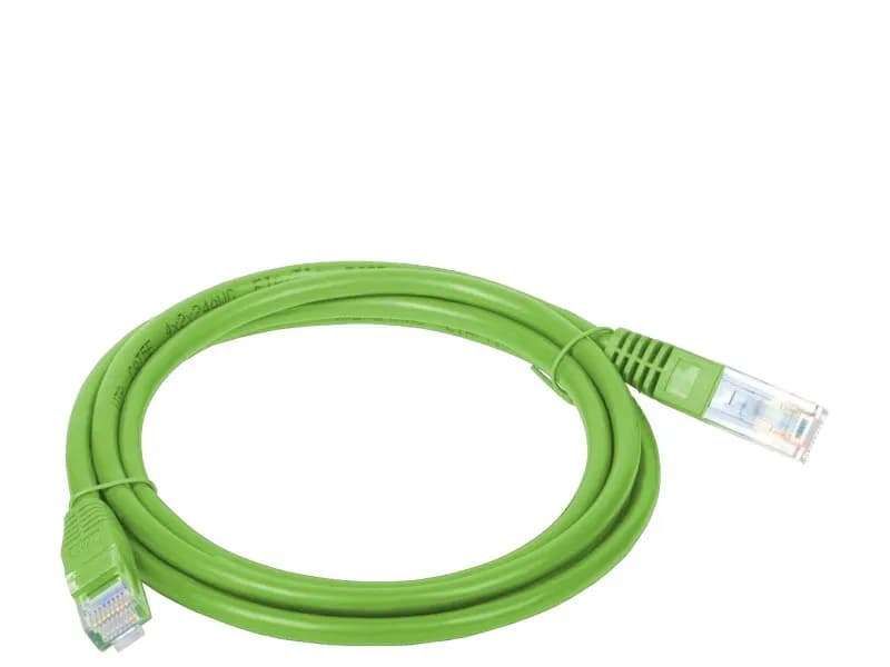 Alantec Patchcord UTP A-LAN KKU5ZIE0.5 (RJ45 - RJ45 ; 0,50m; UTP; kat. 5e; kolor zielony)