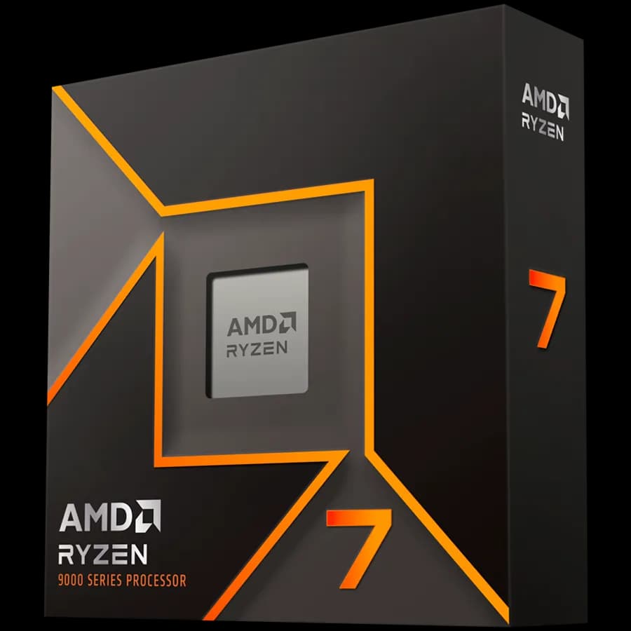AMD Ryzen 7 9700X (3.80 GHz, 40 MB, 65W, AM5) Box, with Radeon Graphics