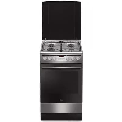 Amica Kuchnia gazowo-elektryczna 57GEH2.33HZpTa(Xx) | termoobieg | grill | inox, zdjęcie 1 z 3