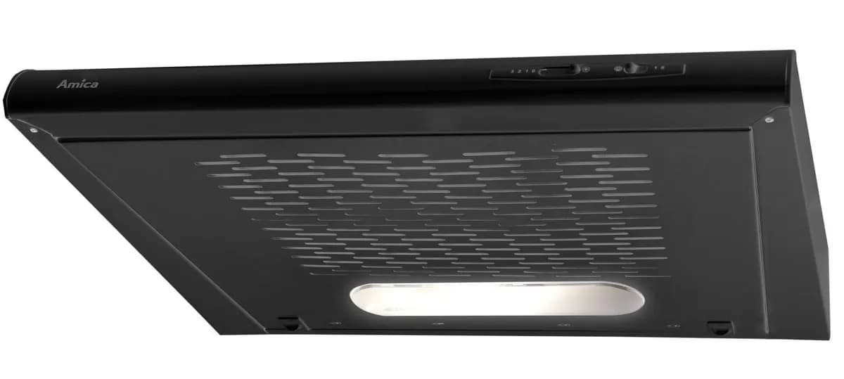 Amica Okap podszafkowy OSC6212B 60 cm | LED | czarny