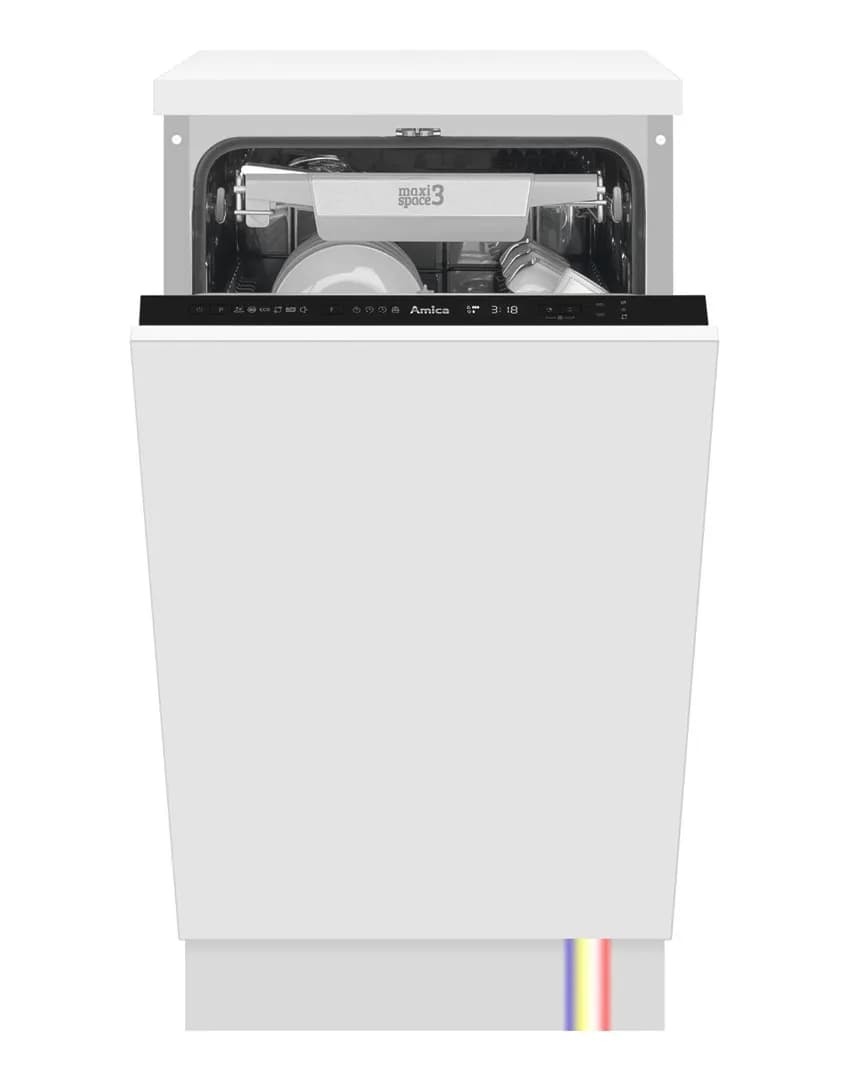 Amica Zmywarka do zabudowy 45 cm DIM44C6EMONqH | klasa C | 10 kpl | SatelliteArm | OpenDry, zdjęcie 1 z 7