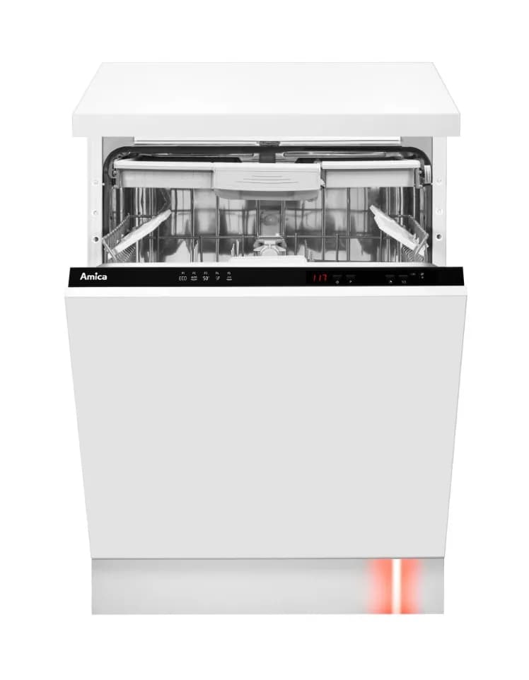 Amica Zmywarka do zabudowy 60 cm DIV635ABZO STUDIO | klasa E | 14 kpl | AquaStop | TimeLight |
