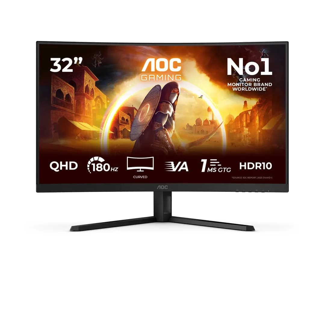 Aoc MONITOR LED 31,5" CQ32G4VE Fast VA QHD 180Hz, zdjęcie 1 z 12