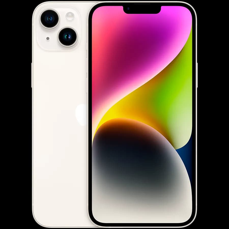 Apple iPhone 14 Plus 128GB Starlight, Grade B, Used, zdjęcie 1 z 11